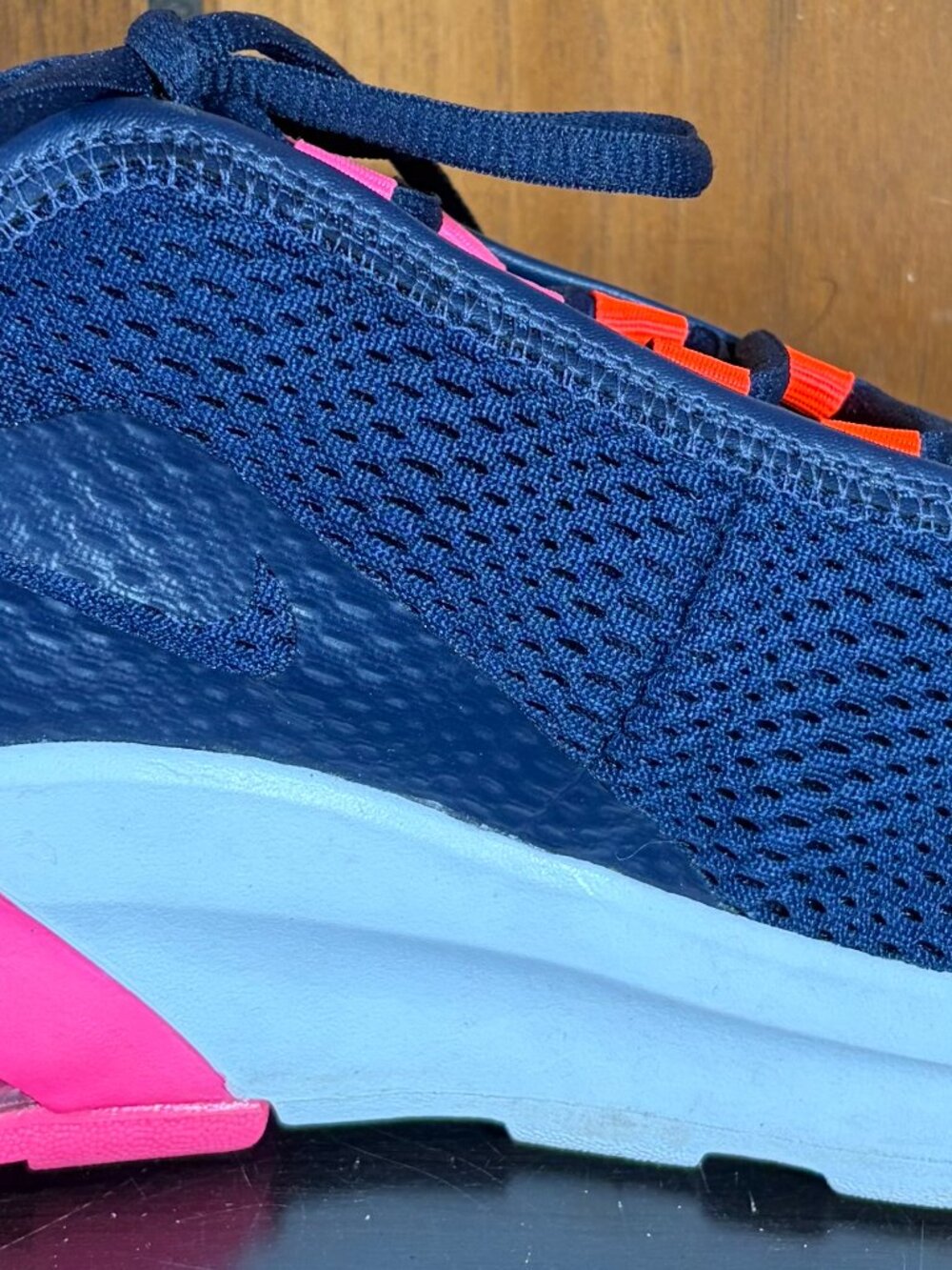 NIke Air Max Motion 2 Navy Pink Blast Womens Sz 8 - CZ7996-400 - EUC - Picture 3 of 9